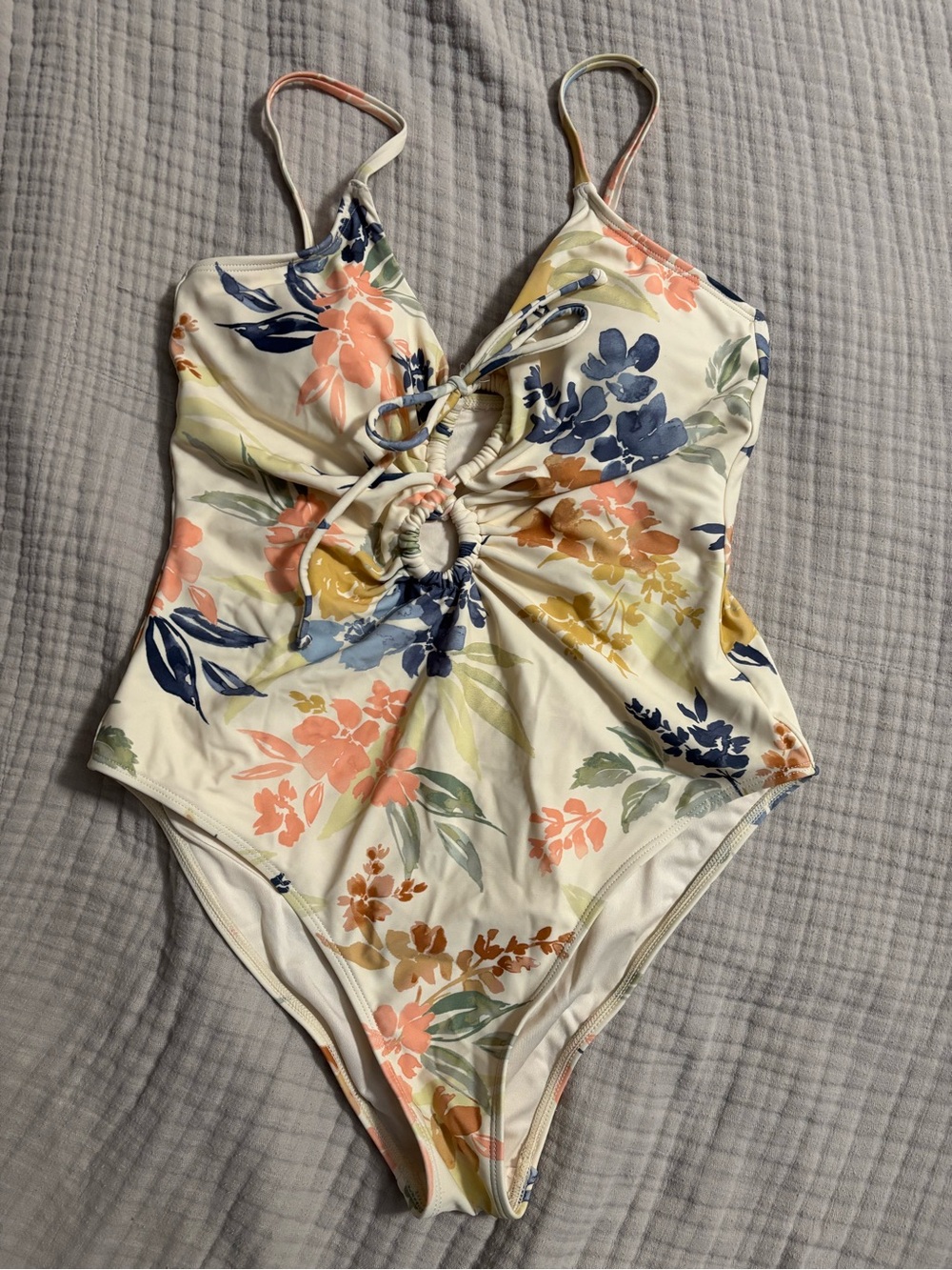 Cupshe Floral One-Piece Swimsuit